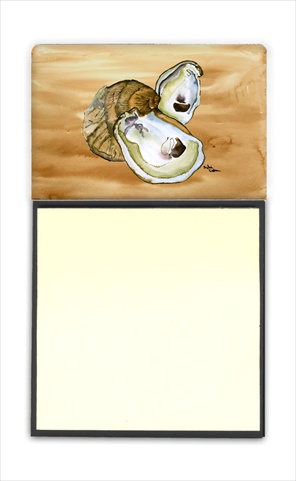 Oyster Refiillable Sticky Note Holder or Postit Note Dispenser, 3 x 3 In.