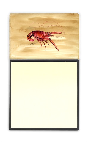 8230SN Crawfish Refiillable Sticky Note Holder or Postit Note Dispenser- 3 x 3 In.