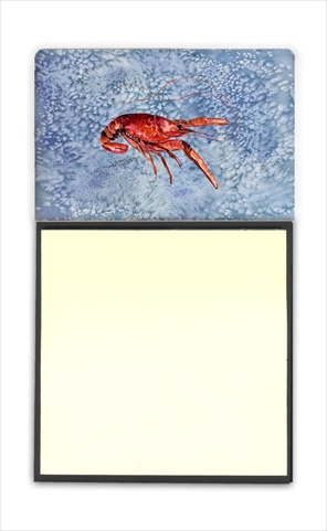 Crawfish Refiillable Sticky Note Holder or Postit Note Dispenser, 3 x 3 In.
