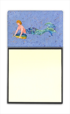 Merman Refiillable Sticky Note Holder or Postit Note Dispenser, 3 x 3 In.