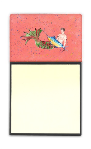 Merman Refiillable Sticky Note Holder or Postit Note Dispenser, 3 x 3 In.