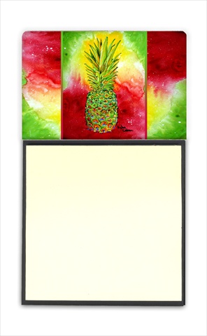 8395SN Pineapple Refiillable Sticky Note Holder or Postit Note Dispenser- 3 x 3 In.