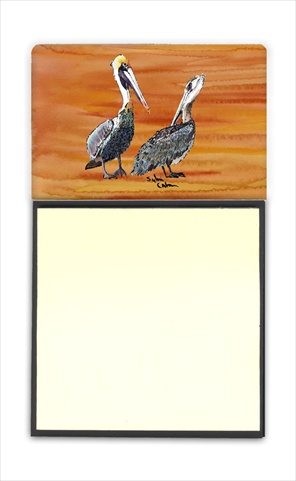 Pelican Refiillable Sticky Note Holder or Postit Note Dispenser, 3 x 3 In.