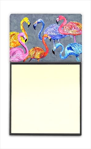 8871SN Flamingo Six Senses Refiillable Sticky Note Holder or Postit Note Dispenser- 3 x 3 In.