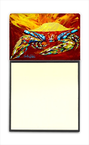 MW1113SN Crab Buster Brown Refiillable Sticky Note Holder or Postit Note Dispenser- 3 x 3 In.