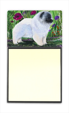 SS8424SN Keeshond Refiillable Sticky Note Holder or Postit Note Dispenser- 3 x 3 In.