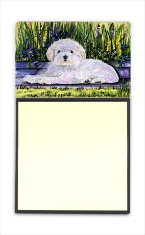 SS8430SN Coton de Tulear Refiillable Sticky Note Holder or Postit Note Dispenser- 3 x 3 In.