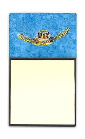 Turtle Refiillable Sticky Note Holder or Postit Note Dispenser, 3 x 3 In.