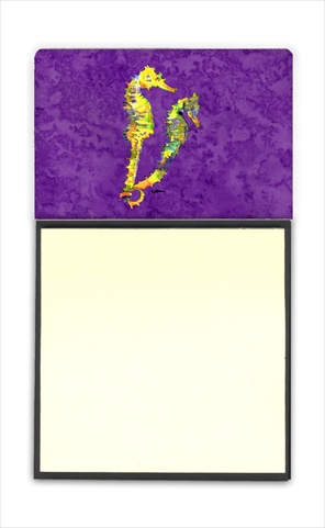 8661SN Seahorse Refiillable Sticky Note Holder or Postit Note Dispenser- 3 x 3 In.