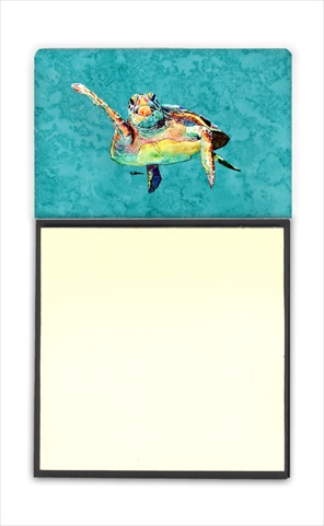 Turtle Refiillable Sticky Note Holder or Postit Note Dispenser, 3 x 3 In.
