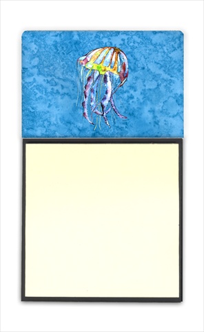 Jellyfish Refiillable Sticky Note Holder or Postit Note Dispenser, 3 x 3 In.