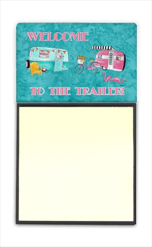 8760SN Another Day in Paradise Refiillable Sticky Note Holder or Postit Note Dispenser- 3 x 3 In.