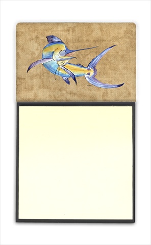 8811SN Blue Marlin Refiillable Sticky Note Holder or Postit Note Dispenser- 3 x 3 In.