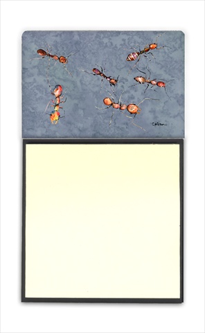 Ants Refiillable Sticky Note Holder or Postit Note Dispenser, 3 x 3 In.