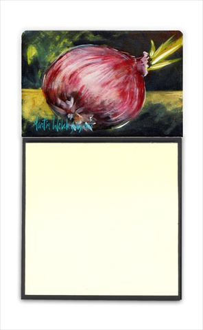 Vegetables - Onion One-Yun Refiillable Sticky Note Holder or Postit Note Dispenser, 3 x 3 In.