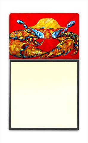 Crab Fat and Sassy Refiillable Sticky Note Holder or Postit Note Dispenser, 3 x 3 In.