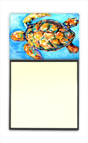 MW1150SN Sand Dance Turtle Refiillable Sticky Note Holder or Postit Note Dispenser- 3 x 3 In.