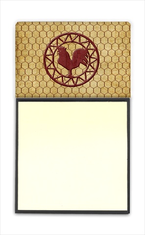 SB3085SN Rooster Chicken Coop Refiillable Sticky Note Holder or Postit Note Dispenser- 3 x 3 In.