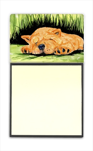 Chow Chow Refiillable Sticky Note Holder or Postit Note Dispenser, 3 x 3 In.