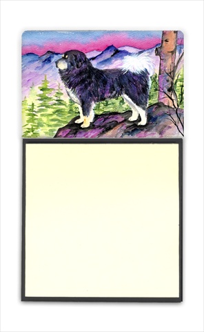 SS8528SN Tibetan Mastiff Refiillable Sticky Note Holder or Postit Note Dispenser- 3 x 3 In.