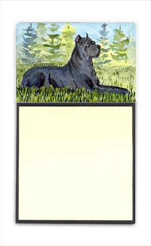 Cane Corso Refiillable Sticky Note Holder or Postit Note Dispenser, 3 x 3 In.