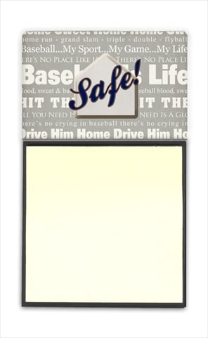 SB3079SN Safe at Home Refiillable Sticky Note Holder or Postit Note Dispenser- 3 x 3 In.