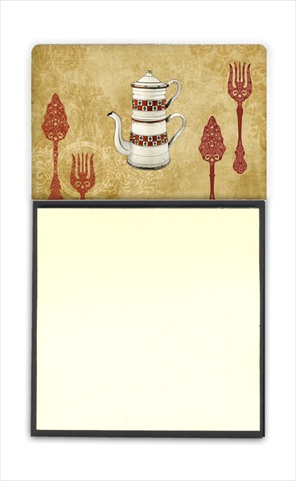 SB3088SN Teapot Welcome Refiillable Sticky Note Holder or Postit Note Dispenser- 3 x 3 In.