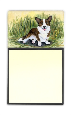 Corgi Refiillable Sticky Note Holder or Postit Note Dispenser, 3 x 3 In.
