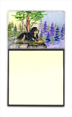 SS8007SN Tibetan Mastiff Refiillable Sticky Note Holder or Postit Note Dispenser- 3 x 3 In.