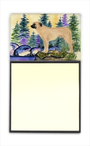 Anatolian Shepherd Refiillable Sticky Note Holder or Postit Note Dispenser, 3 x 3 In.