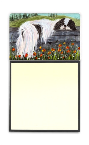 Japanese Chin Refiillable Sticky Note Holder or Postit Note Dispenser, 3 x 3 In.