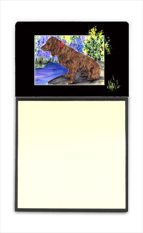 SS8065SN Boykin Spaniel Refiillable Sticky Note Holder or Postit Note Dispenser- 3 x 3 In.