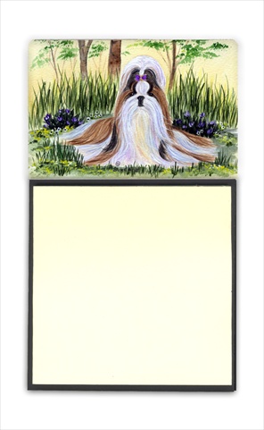 Shih Tzu Refiillable Sticky Note Holder or Postit Note Dispenser, 3 x 3 In.