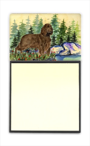 SS8131SN Field Spaniel Refiillable Sticky Note Holder or Postit Note Dispenser- 3 x 3 In.