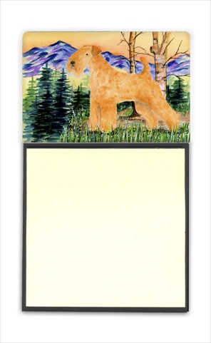 Picture of Carolines Treasures SS8168SN Lakeland Terrier Refiillable Sticky Note Holder or Postit Note Dispenser