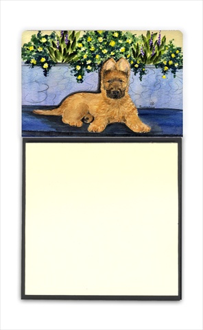 Picture of Carolines Treasures SS8180SN Briard Refiillable Sticky Note Holder or Postit Note Dispenser