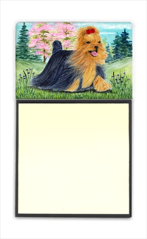 Picture of Carolines Treasures SS8188SN Yorkie Refiillable Sticky Note Holder or Postit Note Dispenser