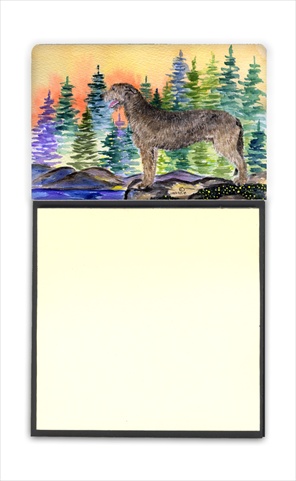 Picture of Carolines Treasures SS8205SN Irish Wolfhound Refiillable Sticky Note Holder or Postit Note Dispenser