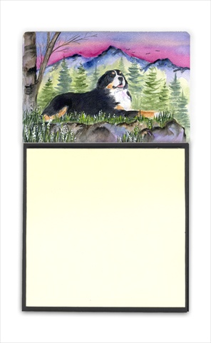 SS8332SN Bernese Mountain Dog Refiillable Sticky Note Holder or Postit Note Dispenser