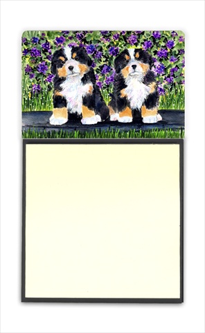 Picture of Carolines Treasures SS8334SN Bernese Mountain Dog Refiillable Sticky Note Holder or Postit Note Dispenser