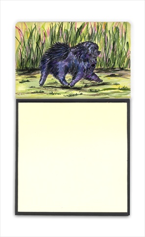 SS8444SN Pomeranian Refiillable Sticky Note Holder or Postit Note Dispenser