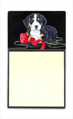 SS8566SN Entlebucher Mountain Dog Refiillable Sticky Note Holder or Postit Note Dispenser