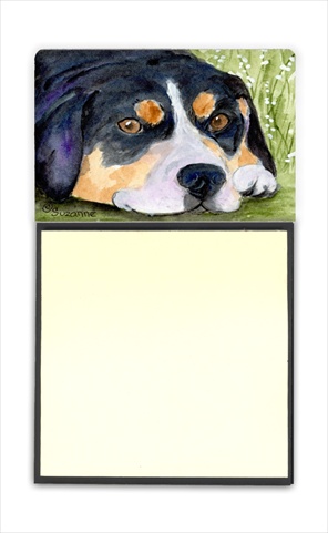 SS8596SN Entlebucher Mountain Dog Refiillable Sticky Note Holder or Postit Note Dispenser