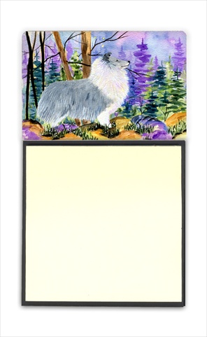 Picture of Carolines Treasures SS8636SN Sheltie Refiillable Sticky Note Holder or Postit Note Dispenser