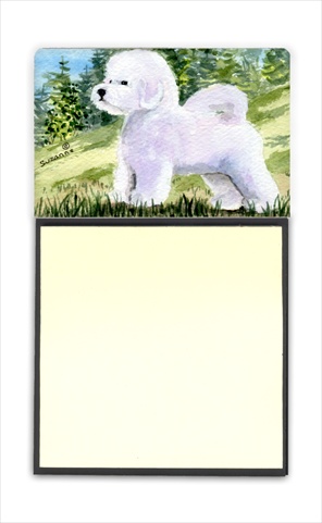 SS8900SN Bichon Frise Refiillable Sticky Note Holder or Postit Note Dispenser