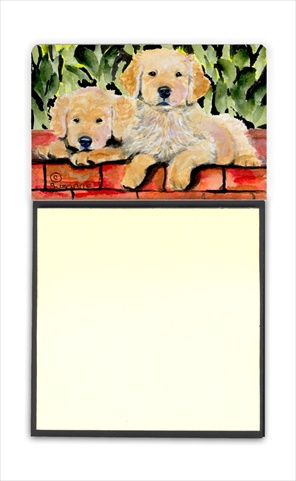 SS8908SN Golden Retriever Refiillable Sticky Note Holder or Postit Note Dispenser