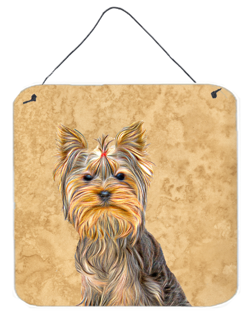 Schnauzer Aluminium Metal Wall or Door Hanging Prints