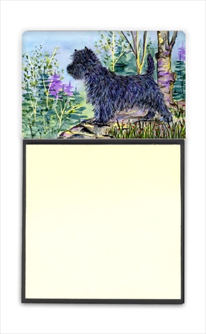 Cairn Terrier Refiillable Sticky Note Holder or Postit Note Dispenser