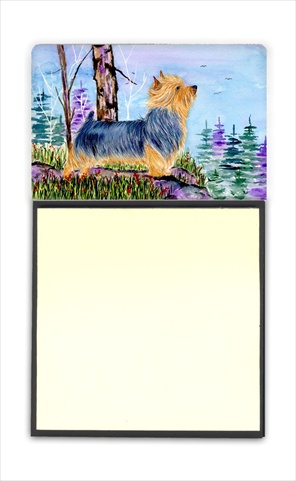 Norwich Terrier Refiillable Sticky Note Holder or Postit Note Dispenser