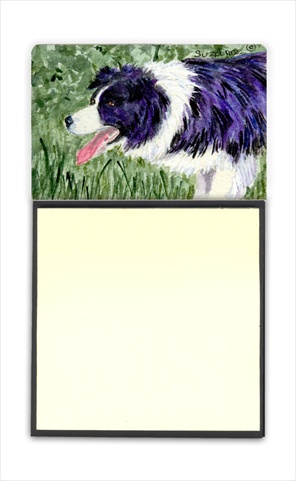 SS8843SN Border Collie Refiillable Sticky Note Holder or Postit Note Dispenser